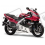 Yamaha YZF 600R 1998 - RED/BLACK/WHITE VERSION DECALS SET (Prodotto compatibile)