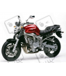 YAMAHA FZ6 2005 - RED VERSION DECALS SET