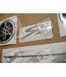 YAMAHA FZ6 S2 2006 - SILVER VERSION DECALS SET