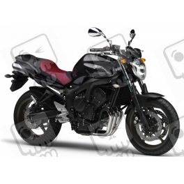 YAMAHA FZ6 S2 2009 - BLACK VERSION DECALS SET