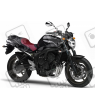 YAMAHA FZ6 S2 2009 - BLACK VERSION DECALS SET