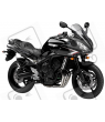 YAMAHA FZ6 FAZER S2 2007 - BLACK VERSION DECALS SET