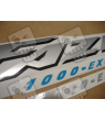 YAMAHA FZS1000 FAZER 2003 - DARK BLUE VERSION DECALS SET