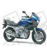 YAMAHA TDM 850 2000 BLUE/BLACK VERSION DECALS SET