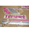 Yamaha XTZ 660 TENERE 1991 - BLUE VERSION DECALS SET