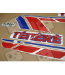 Yamaha XTZ 660 TENERE 1992 - WHITE/RED VERSION DECALS SET