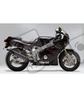 ADESIVI Yamaha FZR 600 1989 - BLACK/GREY VERSION DECALS SET (Prodotto compatibile)