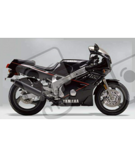 Yamaha FZR 600 1989 - BLACK/GREY VERSION DECALS SET