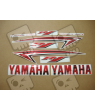 YAMAHA YZF-R1 2009-2012 CUSTOM CHROME RED DECALS SET