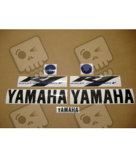 YAMAHA YZF-R1 CUSTOM BLACK DECALS SET
