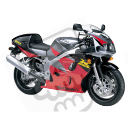 Suzuki GSX-R 600 1997 - RED/GREY/BLACK VERSION DECALS SET