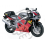 Adhesivo SUZUKI GSX-R 600 AÑO 1997 ROJO/GRIS/NEGRO (Producto compatible)