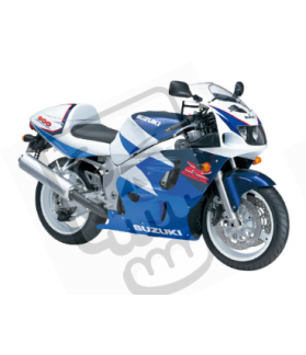 Suzuki GSX-R 600 1997 - WHITE/BLUE VERSION DECALS SET
