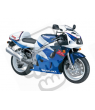 Suzuki GSX-R 600 1997 - WHITE/BLUE VERSION DECALS SET