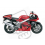 Adhesivo SUZUKI GSX-R 600 AÑO 1998 ROJO/NEGRO (Producto compatible)