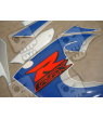 Suzuki GSX-R 600 1999 - WHITE/BLUE VERSION DECALS SET