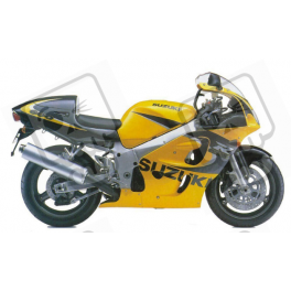 Suzuki GSX-R 600 1999 - YELLOW/BLACK VERSION DECALS SET