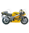 Suzuki GSX-R 600 1999 - YELLOW/BLACK VERSION DECALS SET