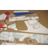 Suzuki GSX-R 600 2000 - WHITE/BLUE VERSION DECALS SET