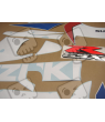 Suzuki GSX-R 600 2000 - WHITE/BLUE VERSION DECALS SET