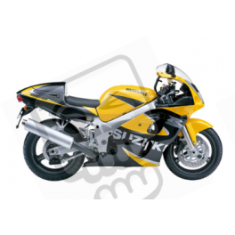 Suzuki GSX-R 600 2000 - YELLOW/BLACK VERSION DECALS SET