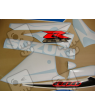 Suzuki GSX-R 600 2002 - WHITE/BLUE VERSION VERSION DECALS SET