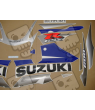 SUZUKI GSX-R 600 2002 BLUE/SILVER VERSION DECALS SET