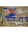 SUZUKI GSX-R 600 2002 BLUE/SILVER VERSION DECALS SET