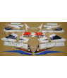 Suzuki GSX-R 600 2003 - WHITE/BLUE VERSION DECALS SET