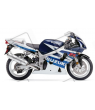 Suzuki GSX-R 600 2003 - WHITE/BLUE VERSION DECALS SET