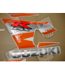 Suzuki GSX-R 600 2004 - BLACK/ORANGE VERSION DECALS SET
