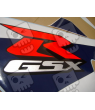 Suzuki GSX-R 600 2004 - WHITE/BLUE VERSION DECALS SET
