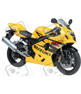 Suzuki GSX-R 600 2004 - YELLOW/BLACK VERSION DECALS SET