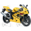 Adhesivo SUZUKI GSX-R 600 AÑO 2004 AMARILLO/NEGRO (Producto compatible)