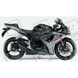 Suzuki GSX-R 600 2006 - BLACK/GREY VERSION DECALS SET