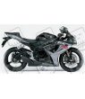 Suzuki GSX-R 600 2006 - BLACK/GREY VERSION DECALS SET