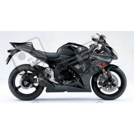 Suzuki GSX-R 600 2007 - BLACK VERSION DECALS SET