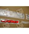 Suzuki GSX-R 600 2007 - BLUE/WHITE VERSION DECALS SET