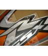 Suzuki GSX-R 600 2008 - ORANGE/SILVER VERSION DECALS SET