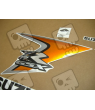 Suzuki GSX-R 600 2008 - ORANGE/SILVER VERSION DECALS SET