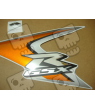 Suzuki GSX-R 600 2008 - ORANGE/SILVER VERSION DECALS SET