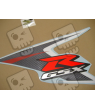 Suzuki GSX-R 600 2008 - WHITE/BLUE VERSION DECALS SET