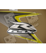 Suzuki GSX-R 600 2008 - YELLOW/SILVER VERSION DECALS SET