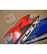 Suzuki GSX-R 600 2009 - WHITE/BLUE VERSION DECALS SET