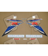 Suzuki GSX-R 600 2009 - WHITE/BLUE VERSION DECALS SET