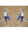 Suzuki GSX-R 600 2012 - WHITE/BLUE VERSION DECALS SET
