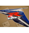Suzuki GSX-R 600 2012 - WHITE/BLUE VERSION DECALS SET