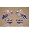 Suzuki GSX-R 600 2012 - WHITE/BLUE VERSION DECALS SET