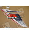 Suzuki GSX-R 600 2013 - WHITE/BLUE VERSION DECALS SET