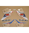 Suzuki GSX-R 600 2013 - WHITE/BLUE VERSION DECALS SET